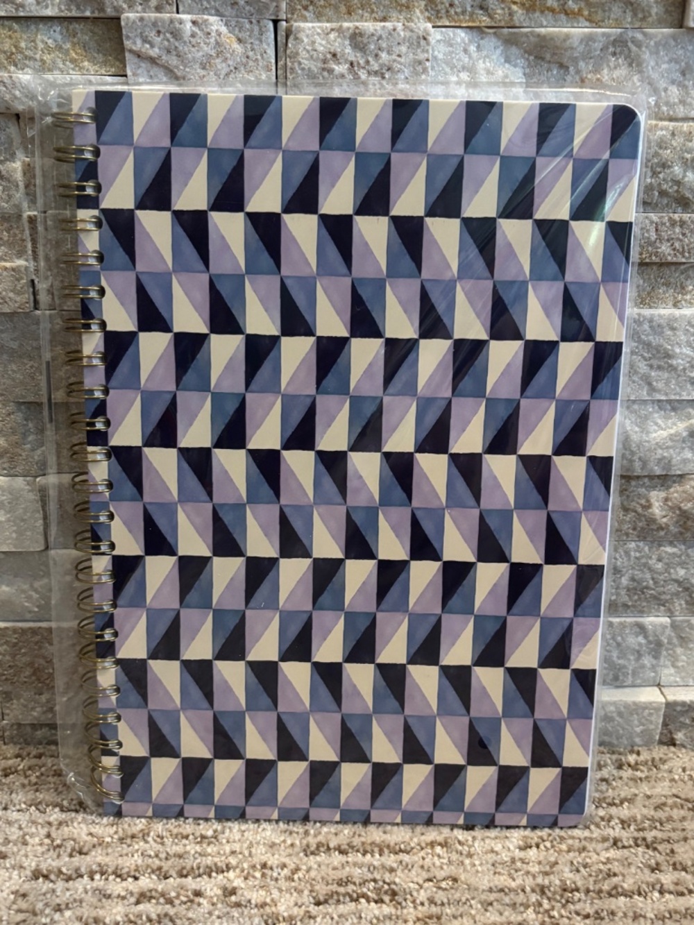 nota Purple Check Pattern Matching Notebooks & Pen Set - Picture 2 of 12